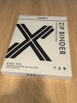 Vaultx SV 10.5 9-Pocket Binder for Pokemon Cards White/Black - New Sealed Rare - Image 3