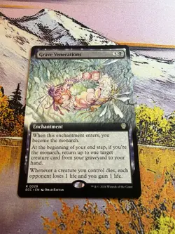 Grave Venerations (Extended Art) Commander: Lorwyn Eclipsed Regular - Image 2
