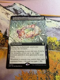 Grave Venerations (Extended Art) Commander: Lorwyn Eclipsed Regular - Image 3