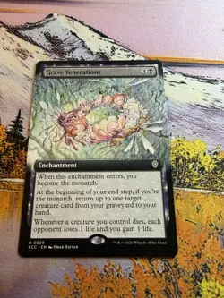 Grave Venerations (Extended Art) Commander: Lorwyn Eclipsed Regular - Image 4