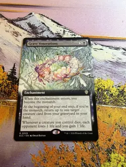 Grave Venerations (Extended Art) Commander: Lorwyn Eclipsed Regular - Image 5