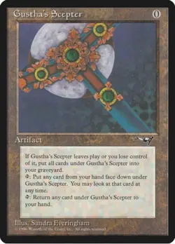 1 x Gustha's Scepter - Alliances - LP - Magic The Gathering - MTG - EOF - Image 1
