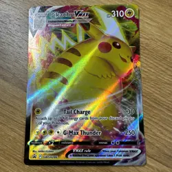Pikachu VMAX SWSH286 Black Star Promo Ultra Rare Holo Pokemon TCG Card NM - Image 1
