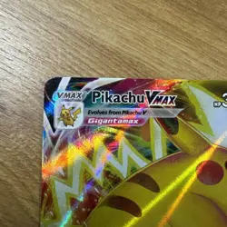 Pikachu VMAX SWSH286 Black Star Promo Ultra Rare Holo Pokemon TCG Card NM - Image 2
