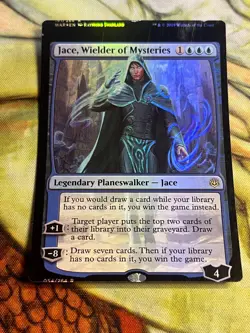 MTG NFC "miscut" War of the Spark Foil Jace, Wielder of Mysteries #4 - Image 1