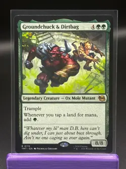 Groundchuck and Dirtbag - Teenage Mutant Ninja Turtles - MtG- NM - Image 1