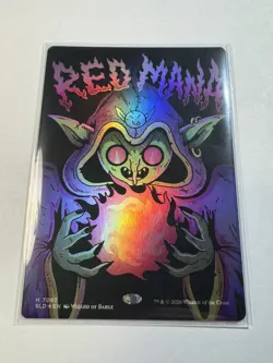Red Mana Token 7082 Foil Secret Lair Goblin Storm - MTG - Image 1