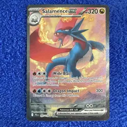 2025 Pokemon Scarlet & Violet Journey Together #187 Salamence ex SIR - Image 1