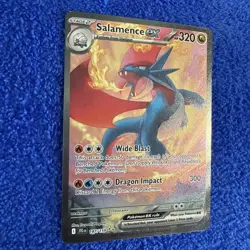 2025 Pokemon Scarlet & Violet Journey Together #187 Salamence ex SIR - Image 2