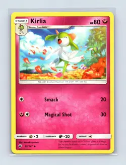 Kirlia 92/147 Uncommon Burning Shadows Pokemon Lightly Played - Image 1