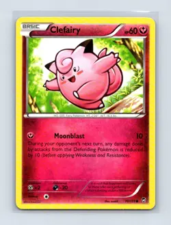 Clefairy 70/111 Common Furious Fists Pokemon Near Mint - Image 1