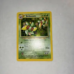 Pokemon TCG Bellossom Neo Genesis Holo Unlimited Rare Card 3/111 - Image 1