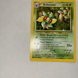 Pokemon TCG Bellossom Neo Genesis Holo Unlimited Rare Card 3/111 - Image 4
