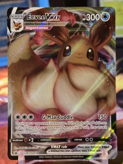 Eevee VMAX SWSH087 Sword & Shield Black Star Promo Holo Rare Pokemon Card NM - Image 1