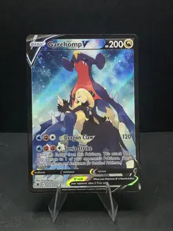 Pokemon TCG Garchomp V TG23/TG30 Swsh10: Astral Radiance Trainer Gallery Holo - Image 1