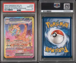 2024 POKEMON SSP EN-SURGING SPARKS #242/191 ALOLAN EXEGGUTOR EX PSA 10 SIR - Image 3