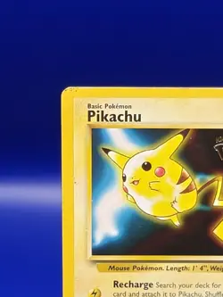 Pikachu 4 Black Star Movie Promo Stamped Non Holo WOTC TCG 1999 Pokemon Card - Image 4