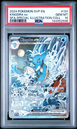 2024 Pokemon Black Star Kingdra Ex #131 GEM MT PSA 10 SFA Special Illust. Coll - Image 1