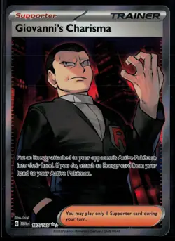 Giovanni's Charisma 197/165 151 Ultra Rare Pokemon - Image 1