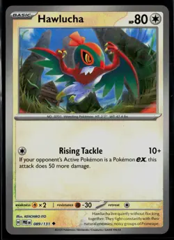 Hawlucha 089/131 Prismatic Evolutions MASTERBALL Uncommon Pokemon - Image 1