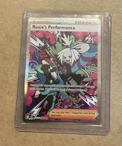 Pokemon Roxie's Performance 094/064 Shrouded Fable Special Illustration Rare SIR - Image 1