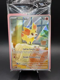 Fennekin MEP 80 Chaos Rising ETB Pokemon Black Star Promo NM (Sealed) - Image 1