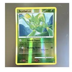 Pokemon TCG Scyther 49/100 Stormfront Reverse Holo Uncommon Basic 60 HP ENG - Image 1