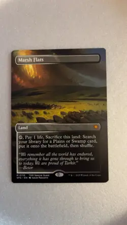 Marsh Flats Borderless Mythic Fetch Land 0110 TDM - Image 1