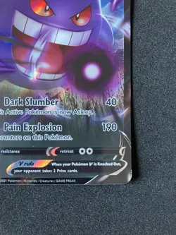 Pokemon TCG Gengar v Fusion Strike 156/264 Holo Ultra Rare - Image 3