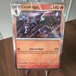 Ceruledge 014 MEP Promo Stamped Phantasmal Flames Pokemon TCG - SEALED - Image 1