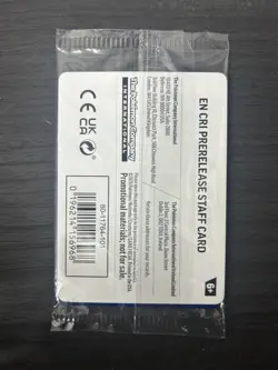 Pokemon Chaos Rising STAFF PreRelease Promos - SEALED SET OF 4 Near Mint - Image 2