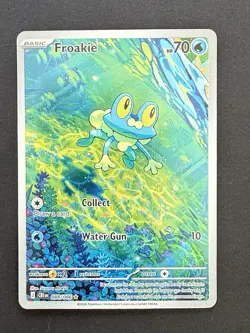 Froakie Illustration Rare 088/086 Pokemon Mega Evolution Chaos Rising NM - Image 1