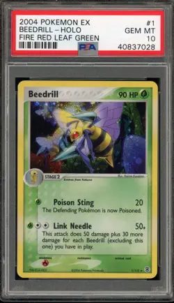Pokemon Beedrill EX Fire Red & Leaf Green Holo Rare #1 PSA 10 Gem Mint - Image 1