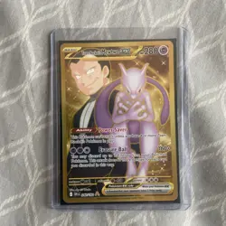 Pokemon TCG Team Rockets Mewtwo EX Special Illustration Destined Rivals - Image 1