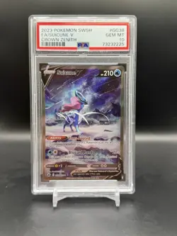 2023 Pokemon Suicune V GG38/GG70 Crown Zenith Galarian Gallery Holo PSA 10 - Image 1