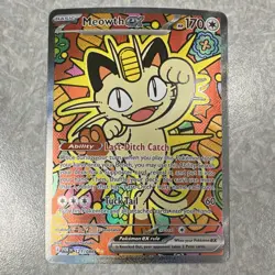 Pokemon Meowth Ex 121/088 English Perfect Order SIR - Image 1