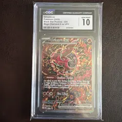 2025 Pokemon MEP EN Black Star Promo Mega Charizard UPC Oricorio ex CGC 10 - Image 1