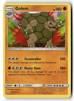 Golem 89/214 Holo Rare Unbroken Bonds Pokemon Holo Near Mint - Image 1