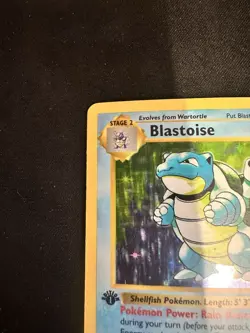 Pokemon Blastoise 2/102 Base Set Holo 1st Edition LP/MP - Image 4