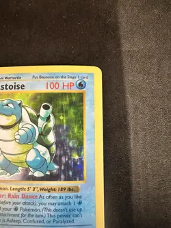 Pokemon Blastoise 2/102 Base Set Holo 1st Edition LP/MP - Image 5