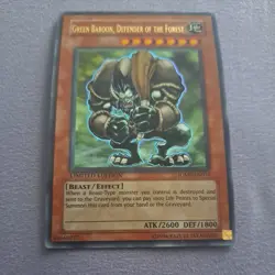 Yu-Gi-Oh Green Baboon Defender of the Forest Ultra Rare JUMP-EN014 - Image 1