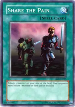 1 x Share the Pain - DB2-EN083 - Common - Unlimited Edition Near Mint, English - Image 1
