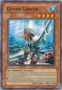 1 x Gemini Lancer - PTDN-EN025 - Common - Unlimited Edition Near Mint, English - Image 1