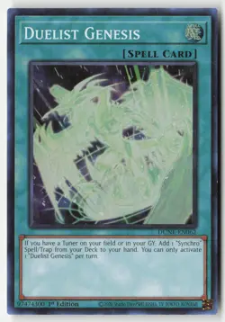 Yugioh - Duelist Genesis DUNE-EN062 1st Edition - Super Rare - Image 1
