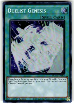 Yugioh Duelist Genesis DUNE-EN062 Super Rare 1st Edition NM - Image 1
