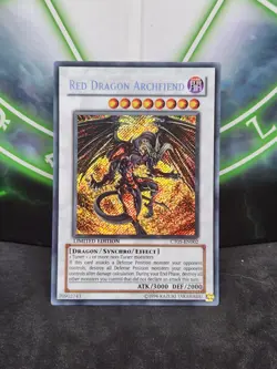 Yugioh Red Dragon Archfiend CT05-EN002 Secret Rare Limited Edition NM - Image 1