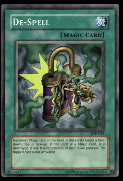 De-Spell SDK-035 Common / Short Print Starter Deck: Kaiba Yu-Gi-Oh LP - Image 1
