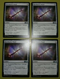 Retributive Wand x4 Core Set 2020 M20 4x MTG Magic the Gathering Playset - Image 1