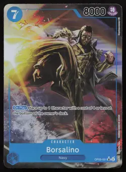 Borsalino (Alternate Art) OP05-051 Foil Awakening of the New Era One Piece NM - Image 1