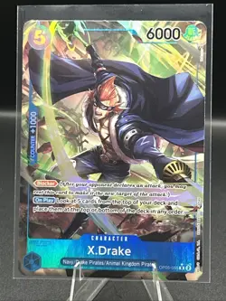 X.Drake - OP05-055 - Alternate Art - Awakening Of The New Era - NM/M - Image 1